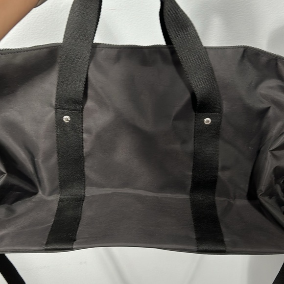 Coach Fragrance, Large Black Duffle Weekender Bag with Straps large tote - Picture 8 of 15